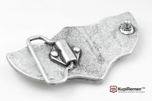 Пряжка для ремня "Щит и крылья" - kupiremen.ru