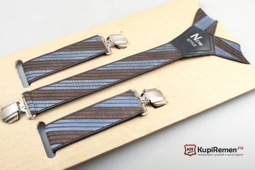 Подтяжки New Style с вышивкой шёлком - kupiremen.ru