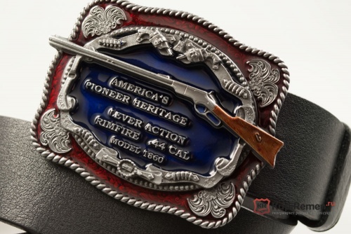 Ремень кожаный с прягой "LEVER ACTION 44" - kupiremen.ru