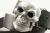 Кожаный ремень с пряжкой "SKULL" (Череп с подвижной челюстью) 3D - kupiremen.ru