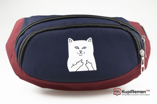 Тканевая сумка на пояс Cat Hooligan - kupiremen.ru