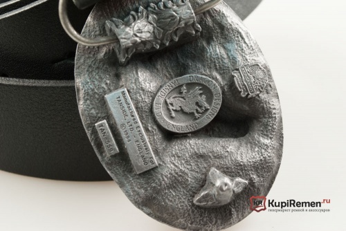 Кожаный ремень с пряжкой "Husky" - kupiremen.ru